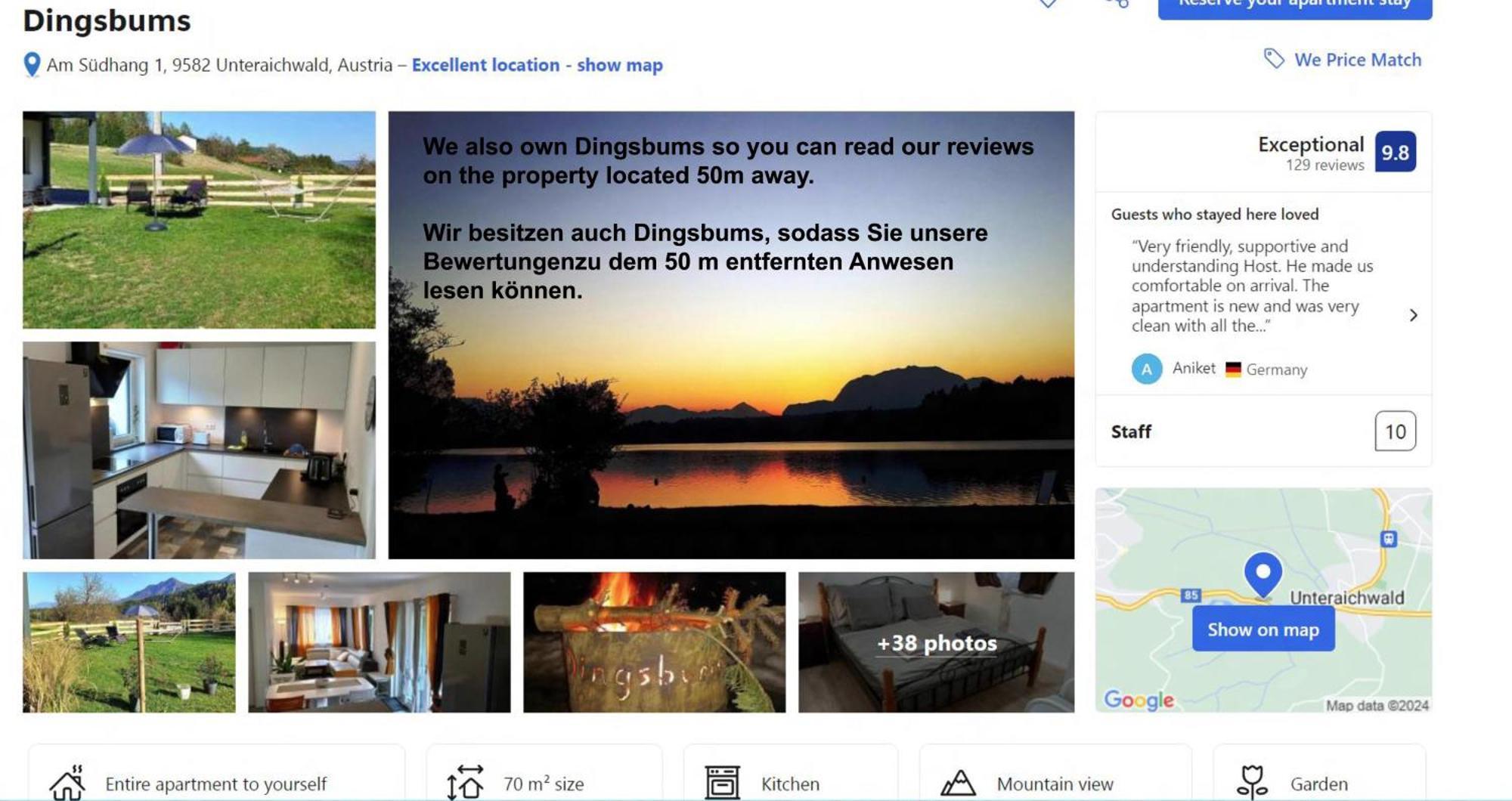 Ding Ding Apartment Unteraichwald ภายนอก รูปภาพ